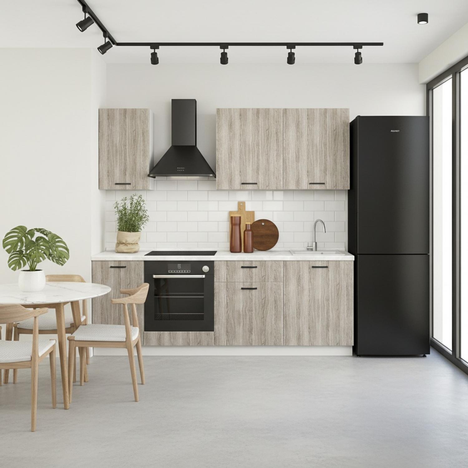 Кухонный гарнитур Рондо 2, 214х225х60 см